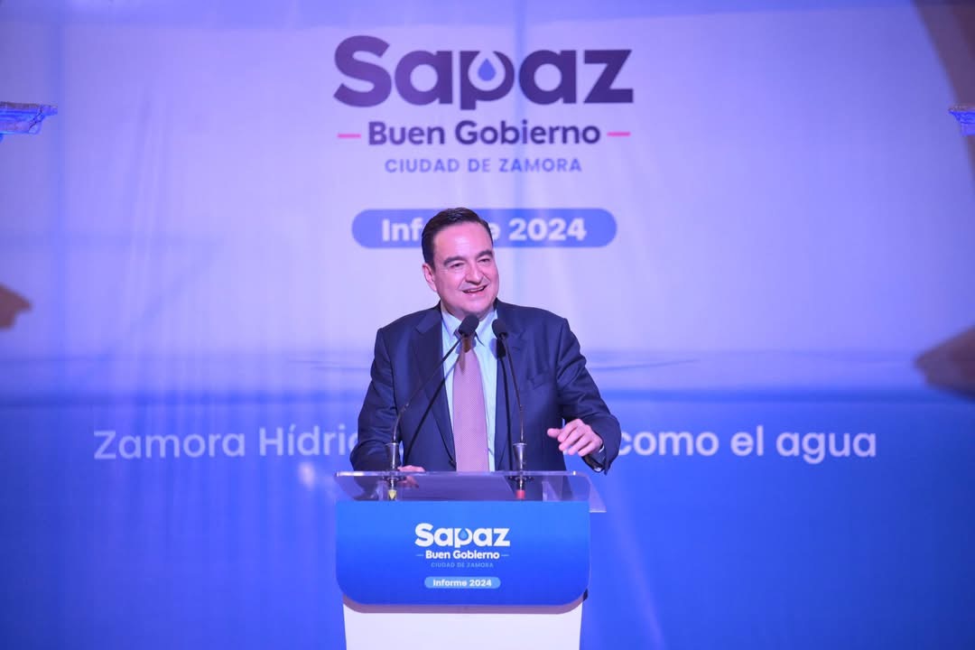 SAPAZ, uno de los mejores organismos operadores de agua en Michoacán, coinciden autoridades federales y estatales
