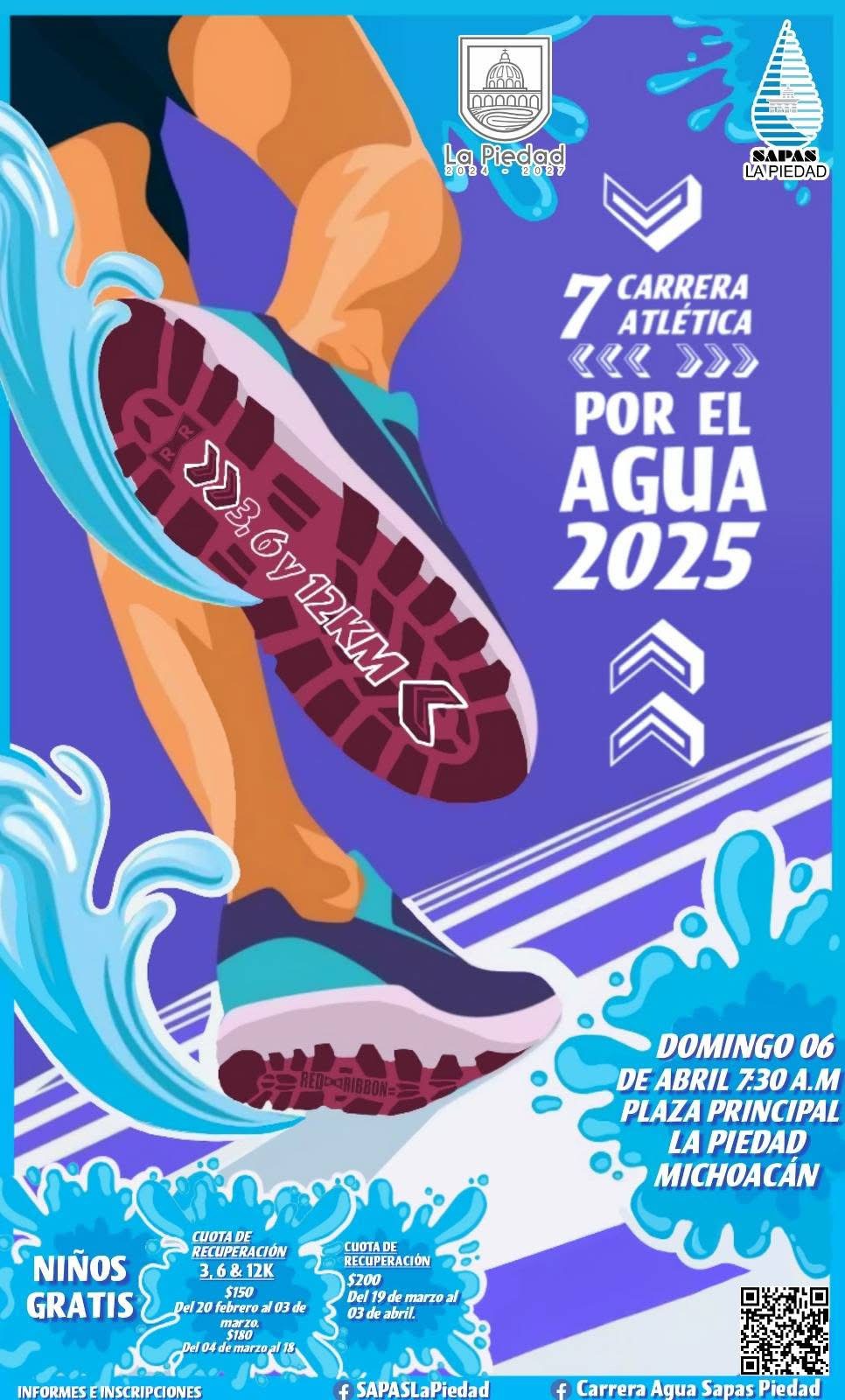 LISTA LA CONVOCATORIA PARA LA SÉPTIMA CARRERA ATLÉTICA EN LA PIEDAD