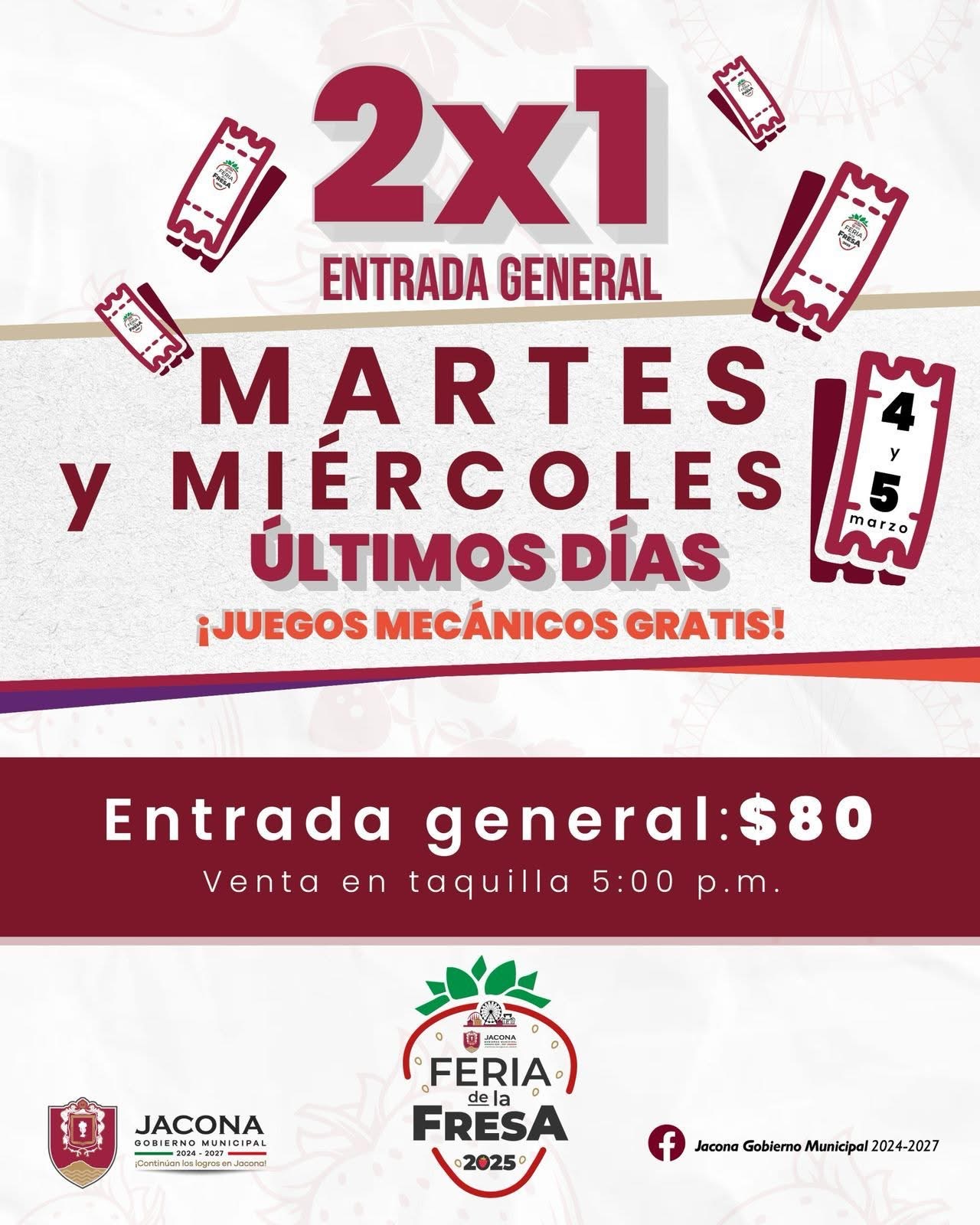 Feria de la Fresa Jacona 2025
