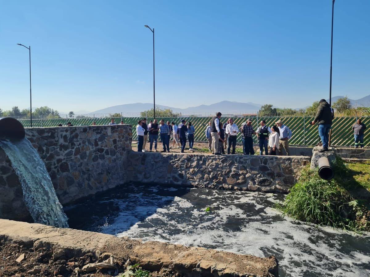 Carlos Soto inauguró cárcamo de La Rinconada y Olimbo con recursos por 16 mdp