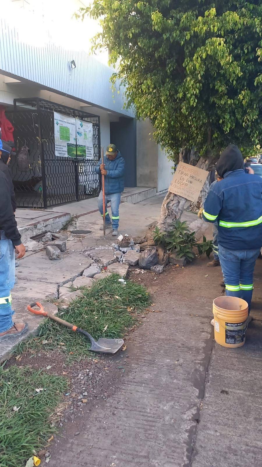 Rehabilitan Banqueta y Guarnición en la Colonia Jardinadas para Mejorar Espacios Públicos