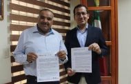 Gobierno de Jacona e Instituto Tecnológico Superior Purépecha firman convenio de colaboración.