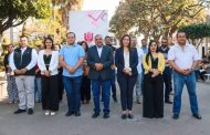 Encabeza acto cívico conmemorativo al 87 Aniversario de la Expropiación Petrolera, el Presidente Isidoro Mosqueda.