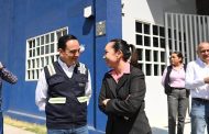 Carlos Soto supervisa conclusión de paso peatonal frente a Universidad Capital sobre calle Ferrocarril