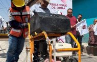 Isidoro Mosqueda pone en marcha arranque de la rehabilitación del drenaje en calle Cuba