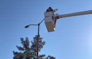 Comenzó la instalacion del sistema de alumbrado público en la avenida Rodolfo Paniagua