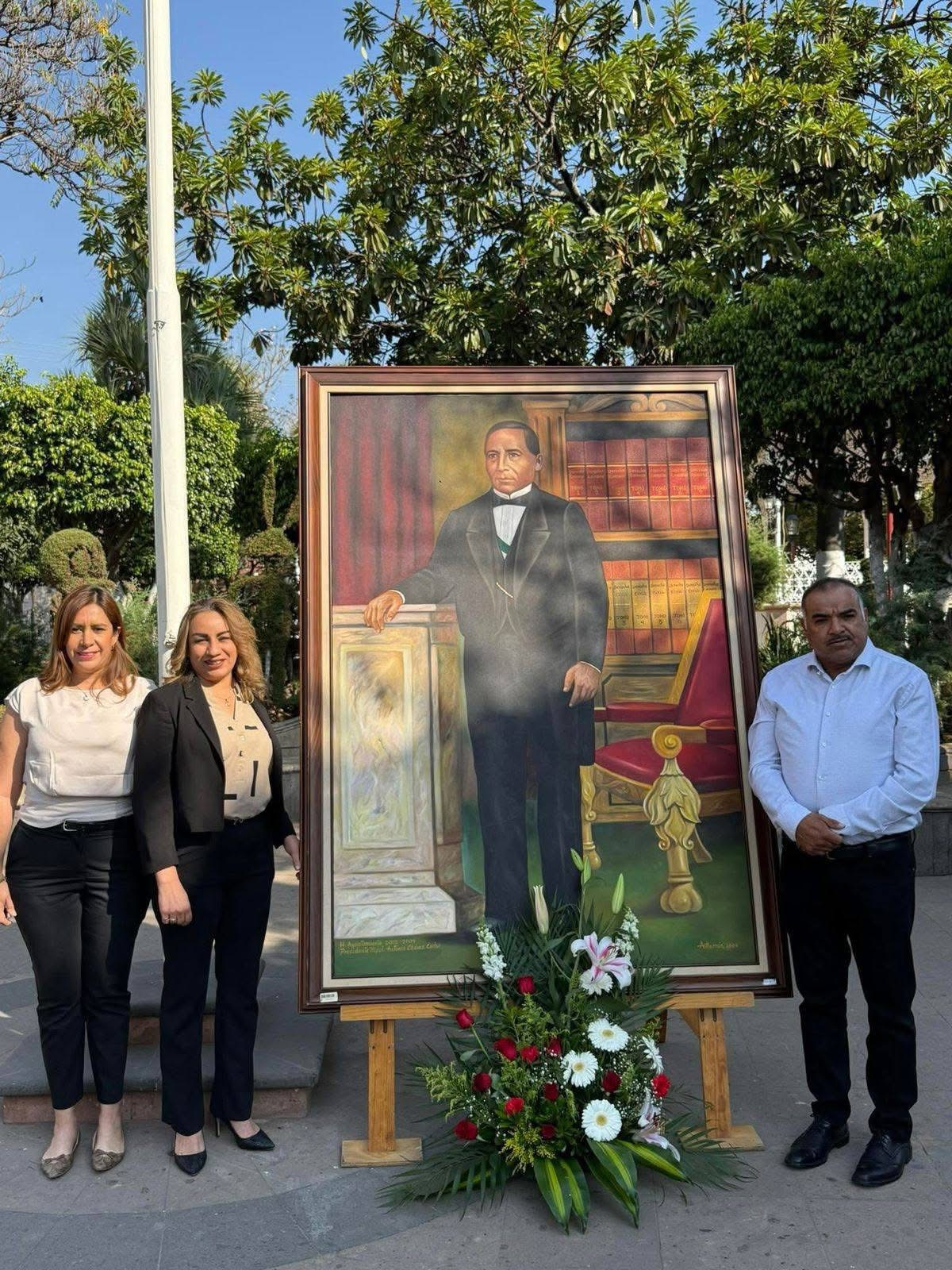 Isidoro Mosqueda encabezó acto conmemorativo del Natalicio de Benito Juárez