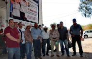 Isidoro Mosqueda encabeza entrega de fertilizantes para pequeños productores