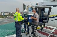 SSP traslada en helicóptero órganos para trasplantes a la CDMX