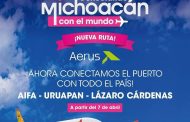Gobierno de Michoacán y Aerus despegan conectividad aérea este 7 de abril