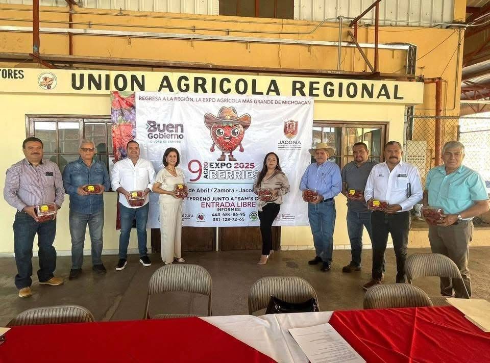 Gobierno de Jacona apoya la Novena Expo Berries 2025