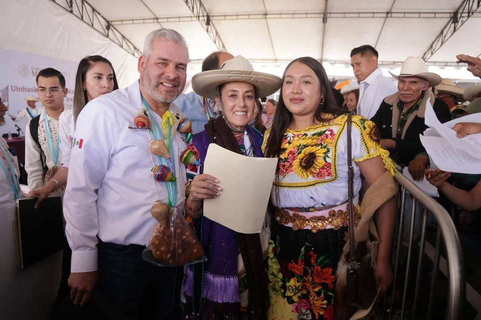 Sheinbaum honra su palabra desde la Meseta Purépecha: Bedolla