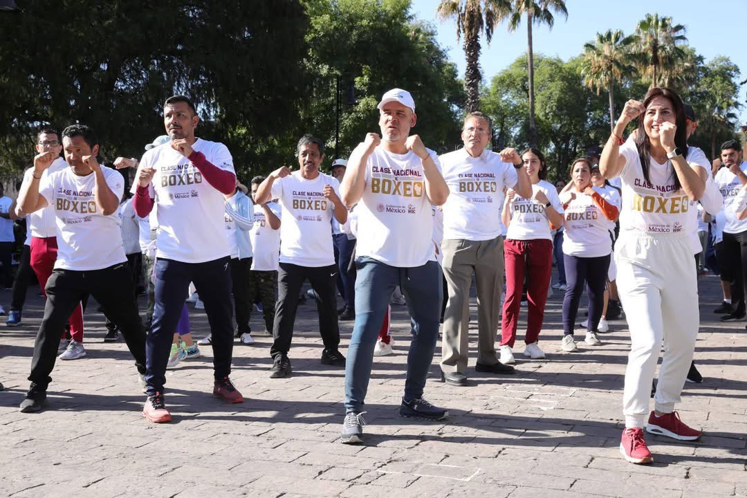 Knockout a las adicciones; Bedolla arranca en Michoacán Clase Nacional de Boxeo