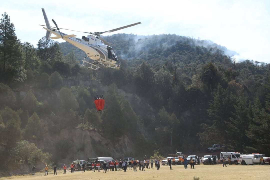 SSP ha realizado más de 103 horas de vuelo para combatir incendios