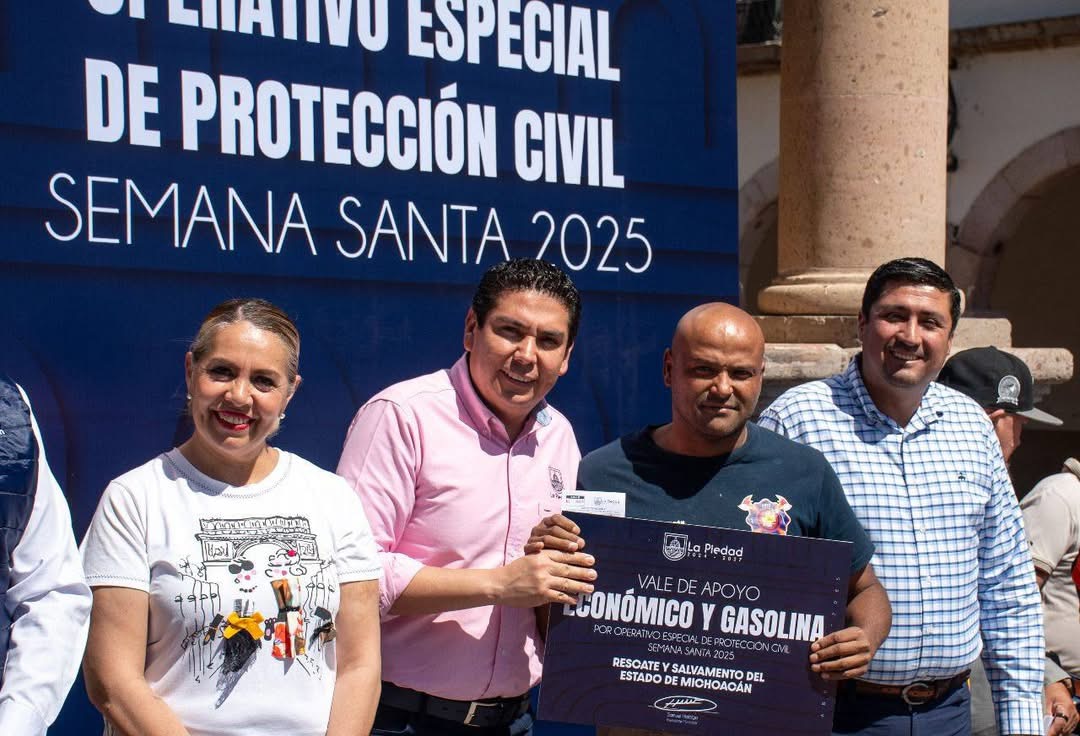GOBIERNO DE LA PIEDAD DA BANDERAZO AL OPERATIVO SEMANA SANTA 2025