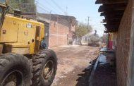 Mejoran vialidades en la colonia El Sabinito