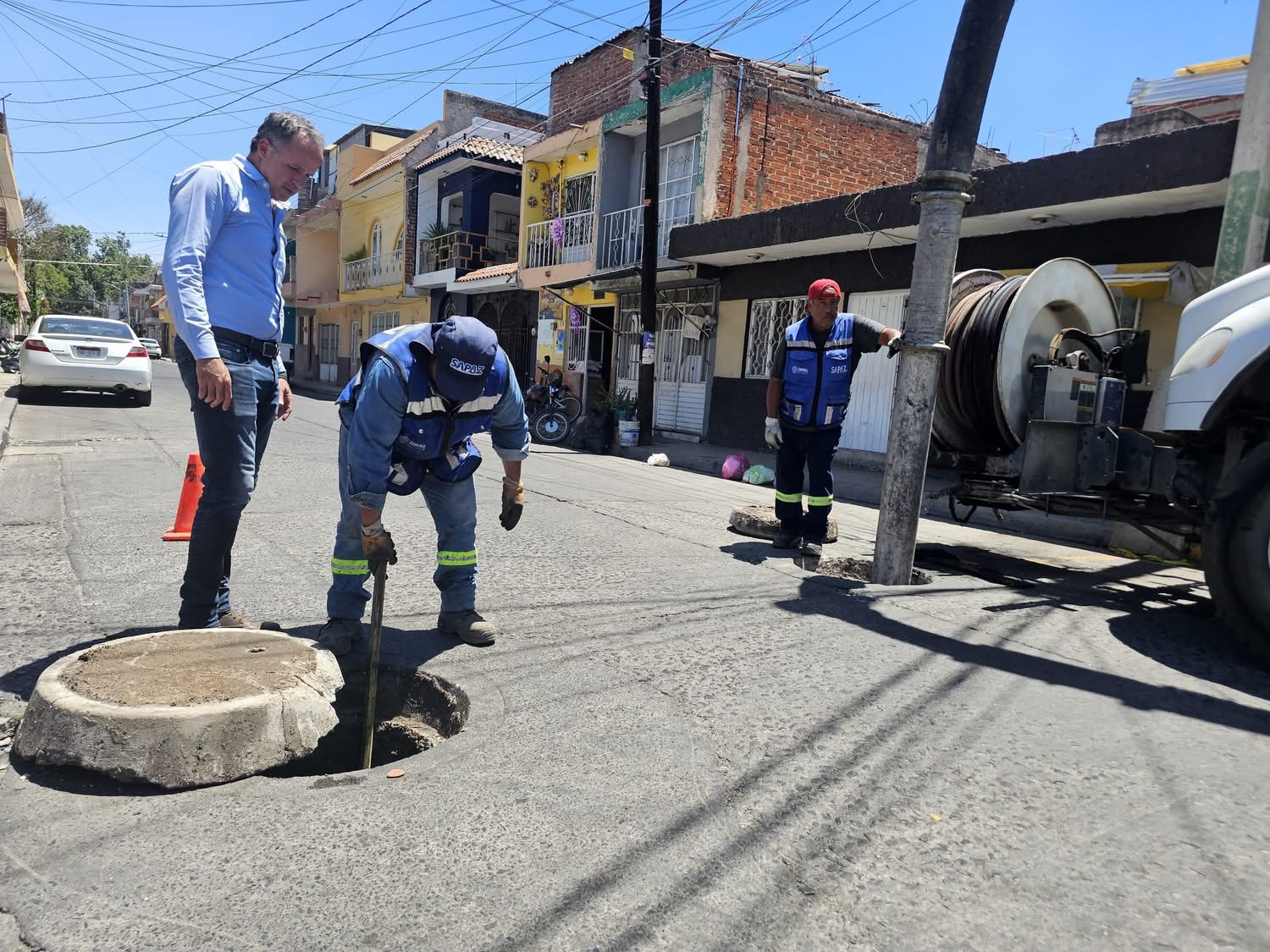 SAPAZ Refuerza Mantenimiento Sanitario en Preparación para Temporada de Lluvias