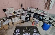 SSP desmantela bodega para fabricación de artefactos explosivos en Apatzingán