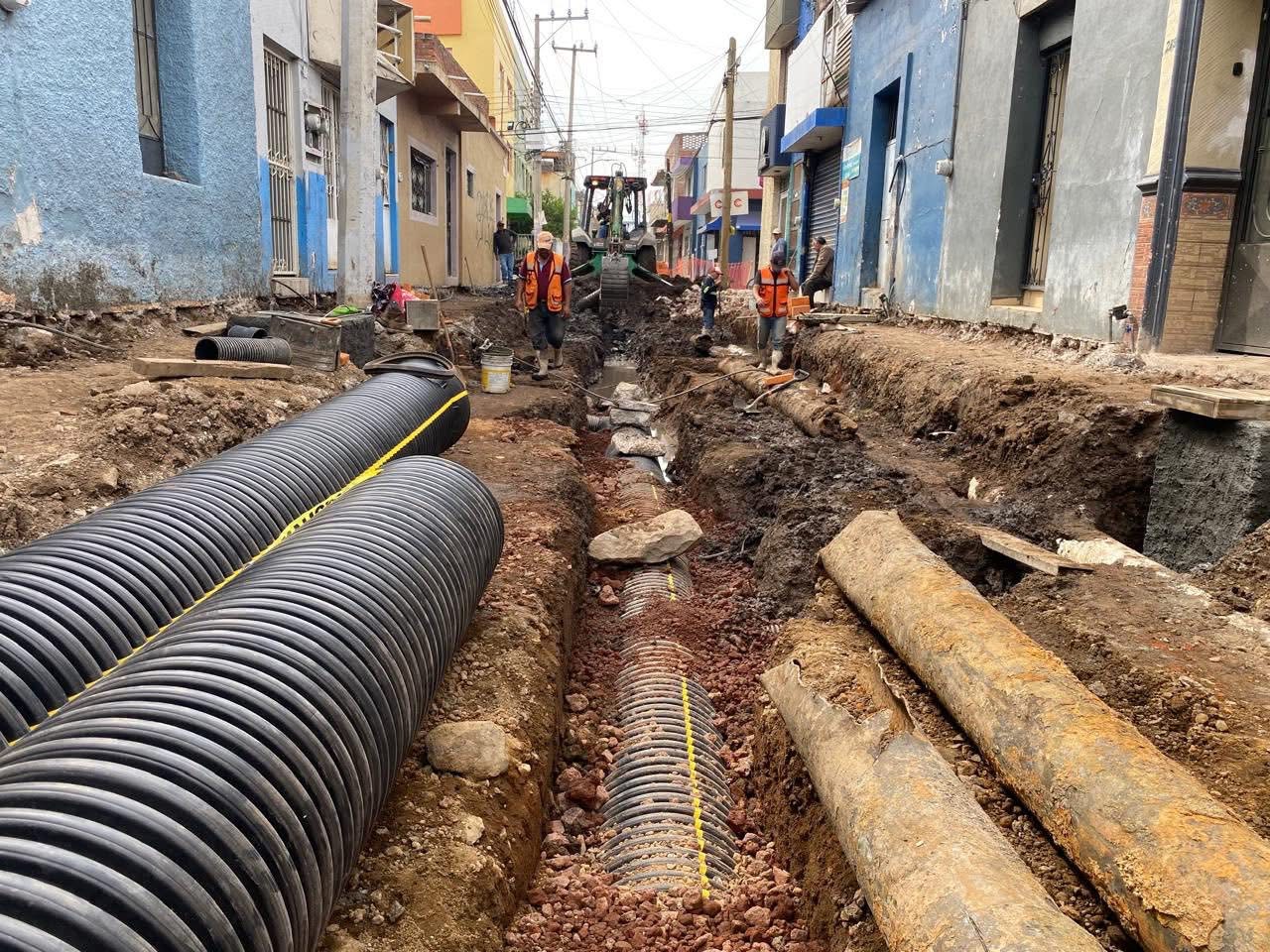 SAPAZ alcanza 2 mil 500 metros lineales de tubería instalada en Zamora