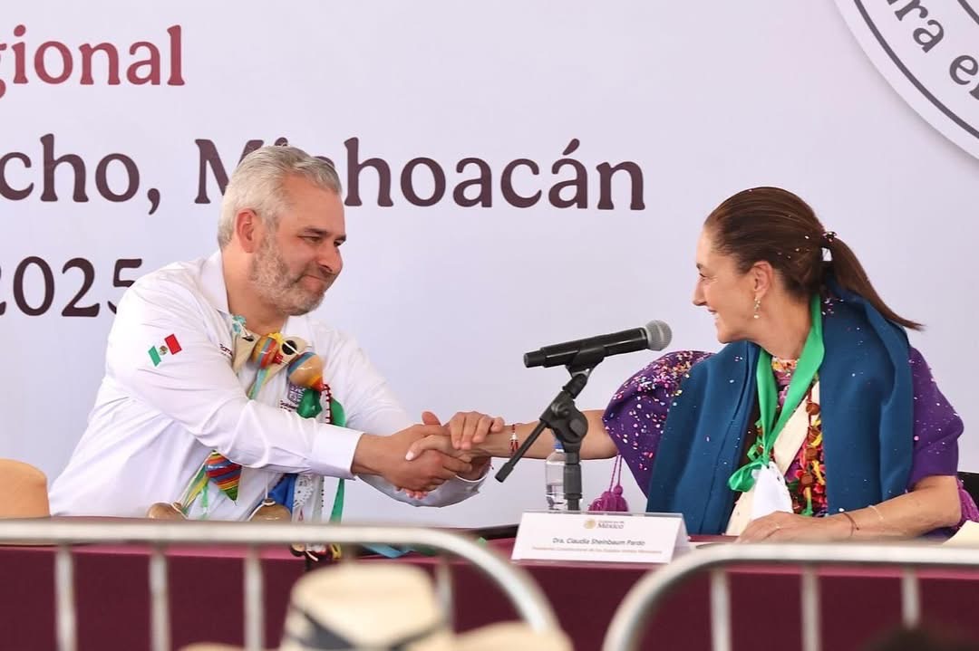 Agradece Bedolla a Sheinbaum impulso para que Michoacán sea motor del desarrollo del Pacífico