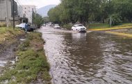 Personal del Gobierno de Jacona realiza recorridos de verificación por las lluvias