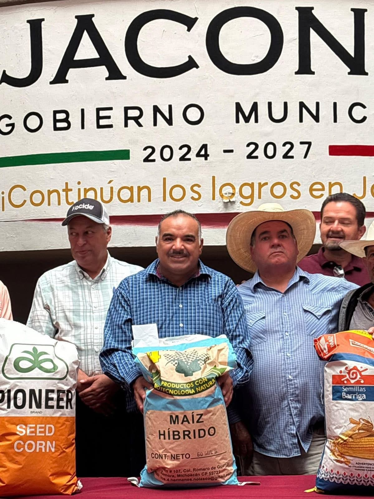 Gobierno de Jacona inició programa de entrega de semillas de maiz