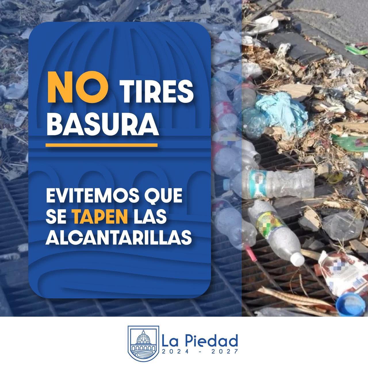 GOBIERNO DE LA PIEDAD REALIZA TRABAJOSANTE LA TEMPORADA DE LLUVIAS