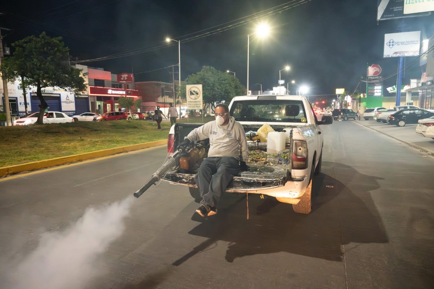 GOBIERNO DE LA PIEDAD CONTINUA CON LABORES DE FUMIGACIÓN CONTRA EL MOSCO