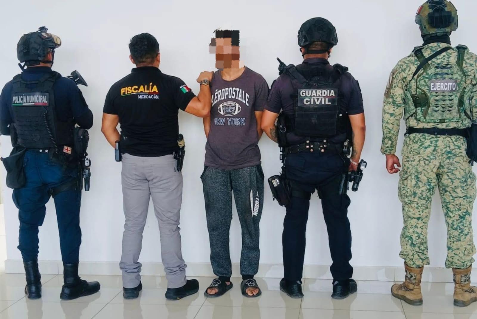 Detenido hombre con orden de aprehensión por feminicidio en Jacona