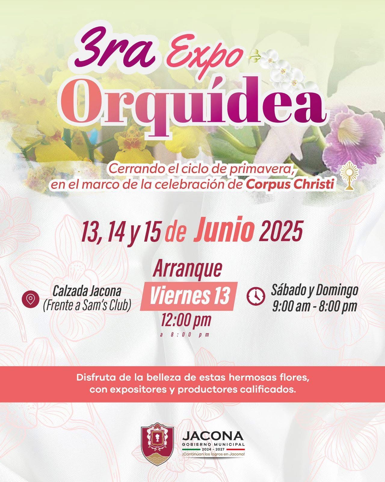 Todo listo para la 3ª Expo Orquídea. 🪻 🌷 🌹 💐