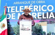 Rápidos, ecológicos, económicos y seguros, así serán los teleféricos de Morelia y Uruapan: Bedolla
