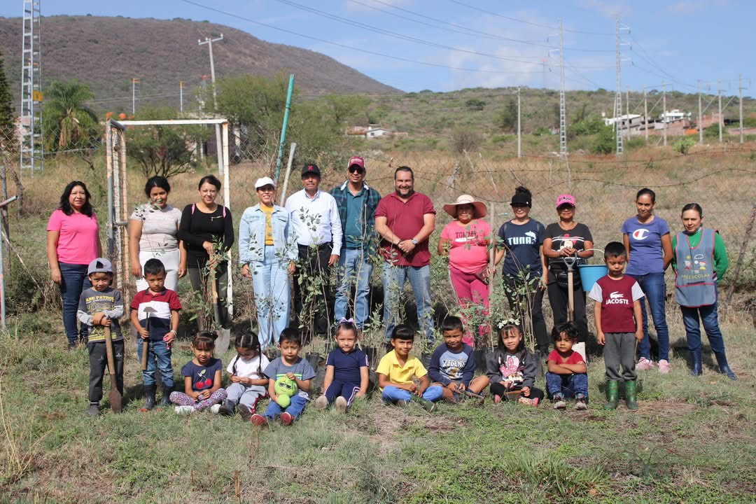 Gobierno de Jacona realizó acciones de reforestación en varias zonas del municipio