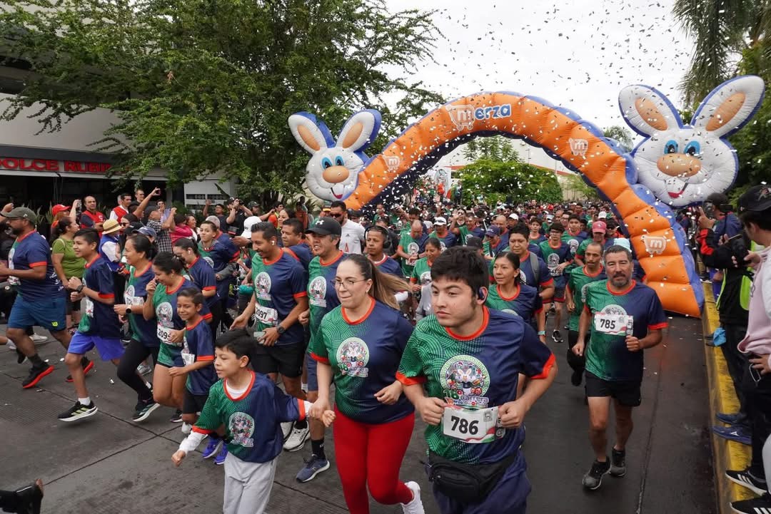 Todo un éxito la 18a., Carrera Merza del Día del Padre.