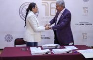 En acto de Entrega - Recepción, Giulianna Bugarini recibe formalmente la Presidencia de la Mesa Directiva del Congreso