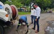 SAPAZ intensifica labores de desazolve para prevenir brotes de aguas negras en Zamora