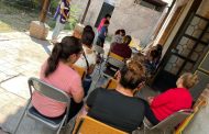 Brindan plática sobre derechos y taller de elaboración de productos a mujeres de La Rinconada