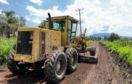Dignifican más de 30 mil metros cuadrados de caminos de terracería en Zamora