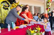 Rocío Soto acompañó a egresados de la primaria Gildardo Magaña en su clausura escolar