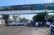Zamoranos molestos con el bloqueo hecho por transportistas del servicio público