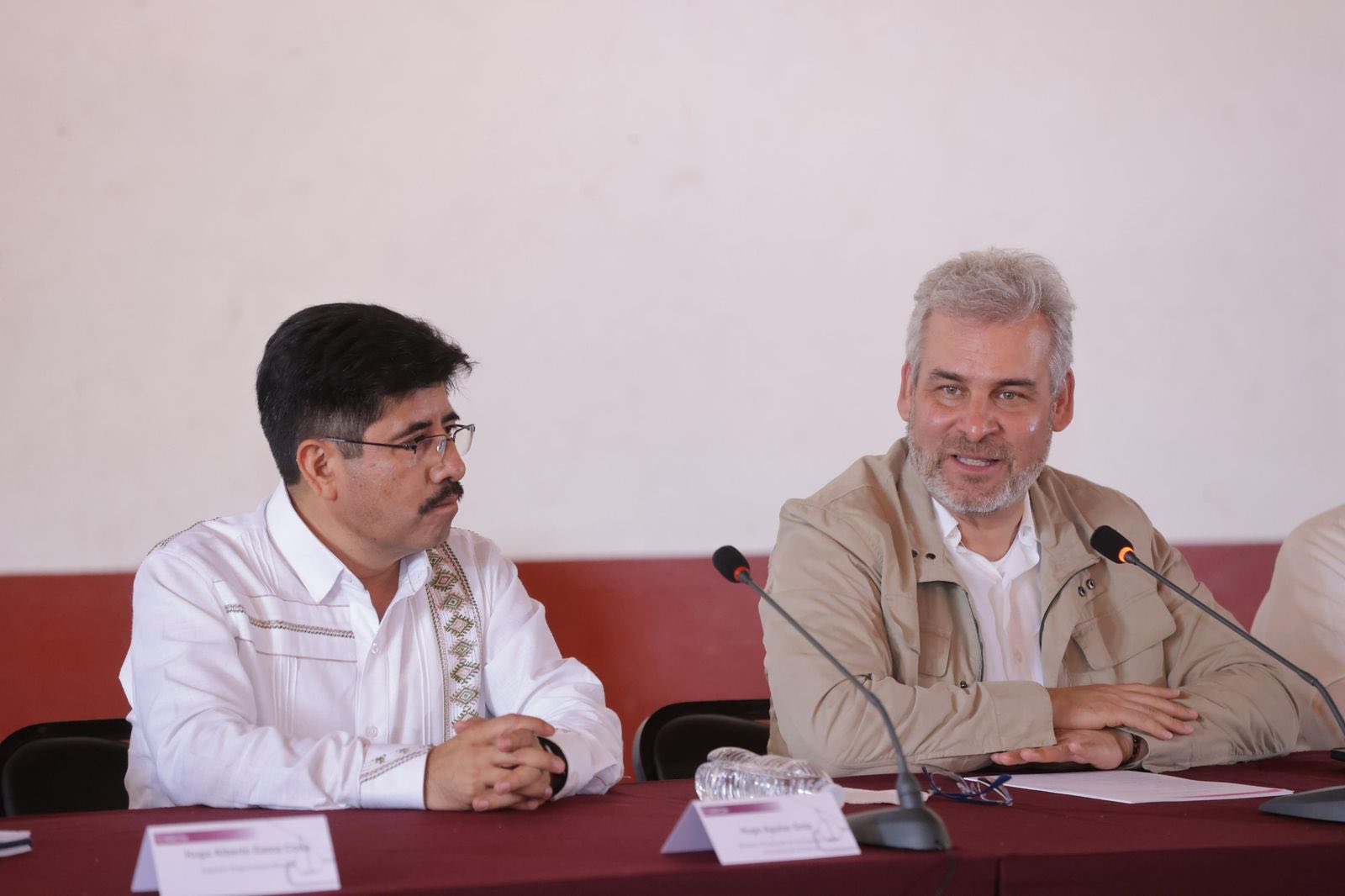 Bedolla refrenda a Hugo Aguilar Ortiz respaldo de Michoacán para transformar sistema de justicia en México