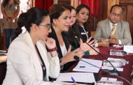 Presidentas de la Mesa Directiva y JUCOPO del Congreso, reciben a las y los Magistrados y Jueces electos