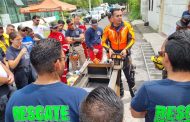 Capacitan a Protección Civil y Bomberos Municipales en el uso de motosierras