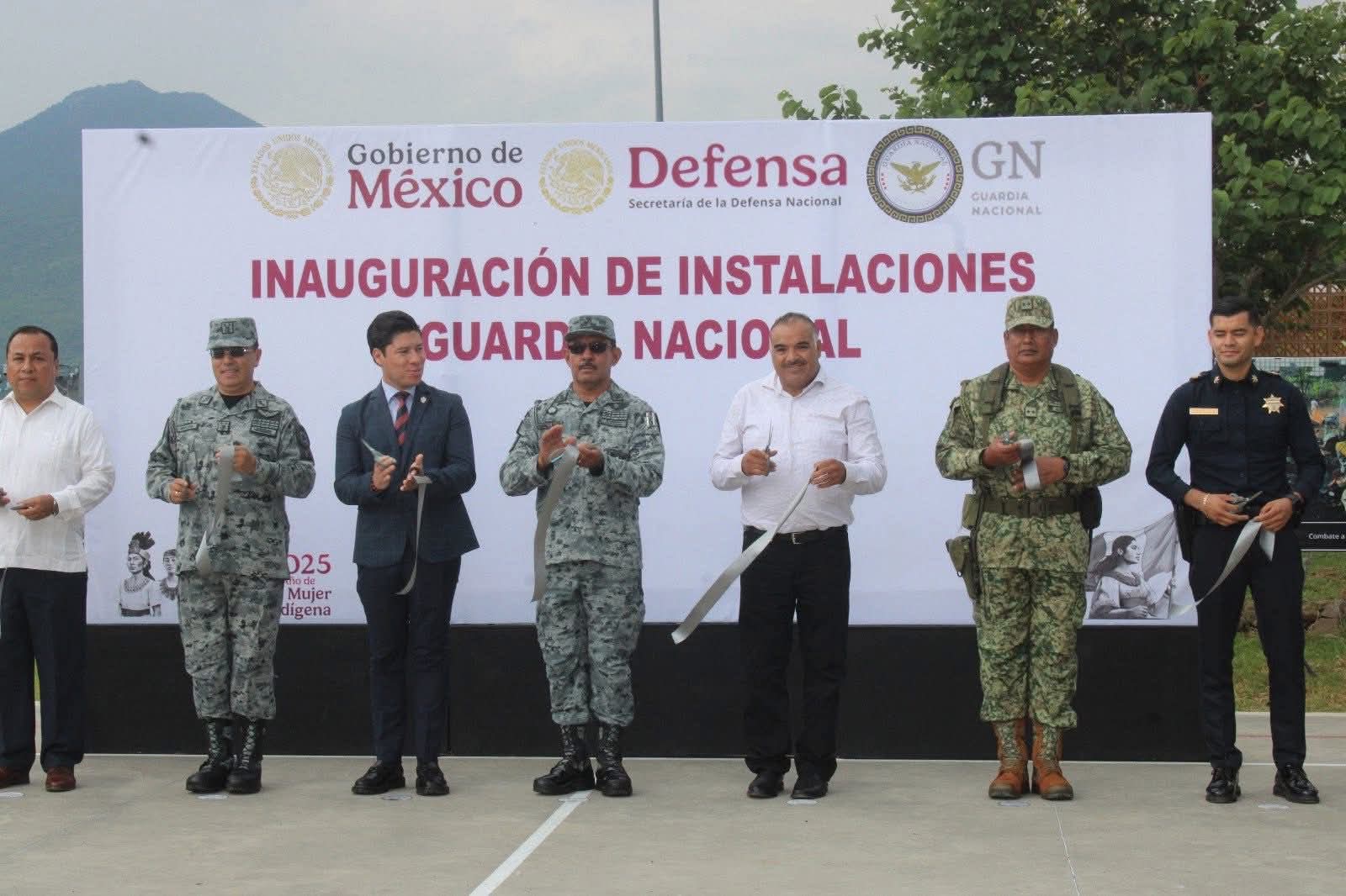 Isidoro Mosqueda acudió a la inauguracion del Cuartel de la Guardia Nacional