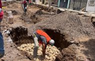 Continúan los trabajos de mejoramiento en calle Francisco García Urbizu