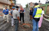 Avanza mejoramiento de calle Las Huertas en colonia Linda Vista