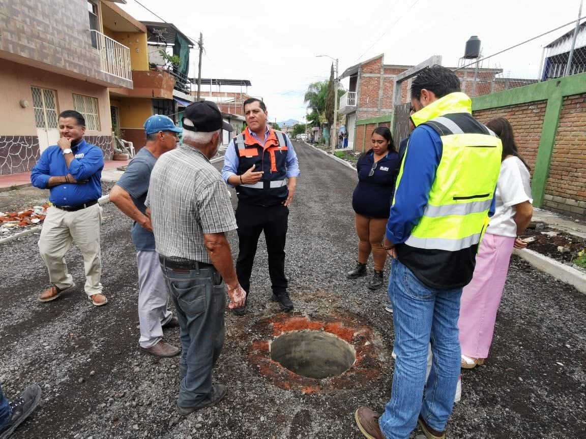 Avanza mejoramiento de calle Las Huertas en colonia Linda Vista