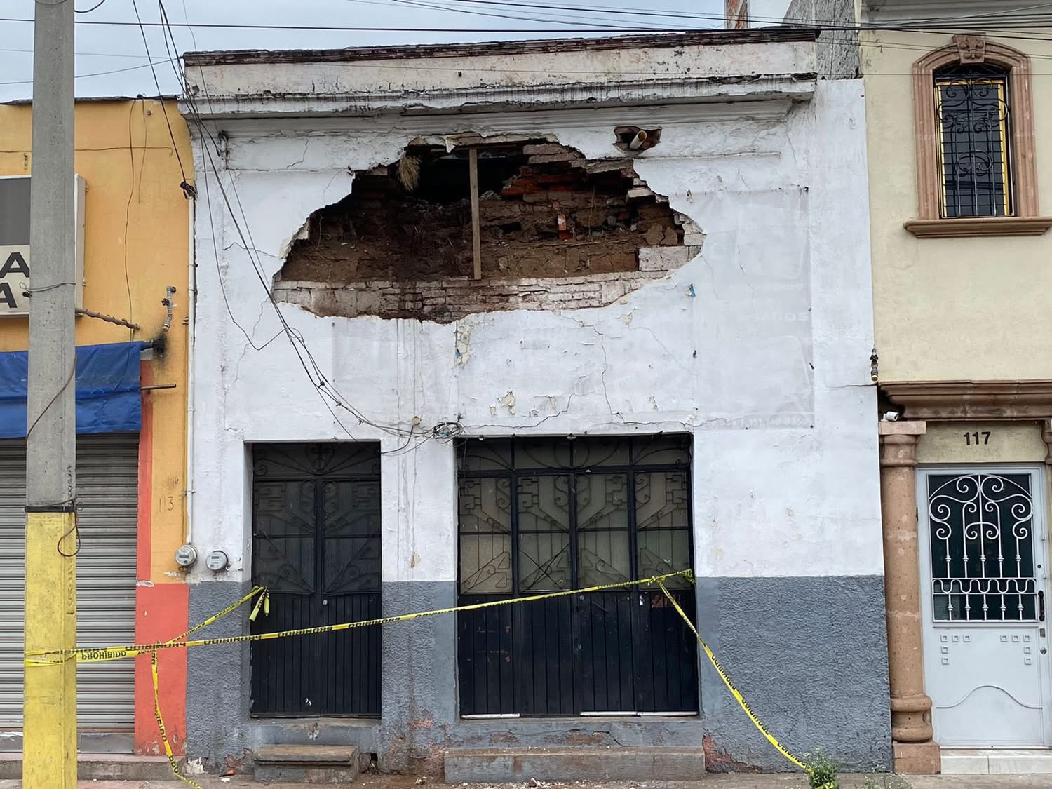 Lluvias incrementan riesgos de colapso de casas y casonas antiguas