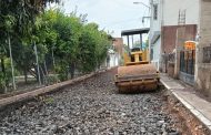 Avanza al 50 por ciento la pavimentación integral de la calle Adolfo López Mateos en Romero de Torres