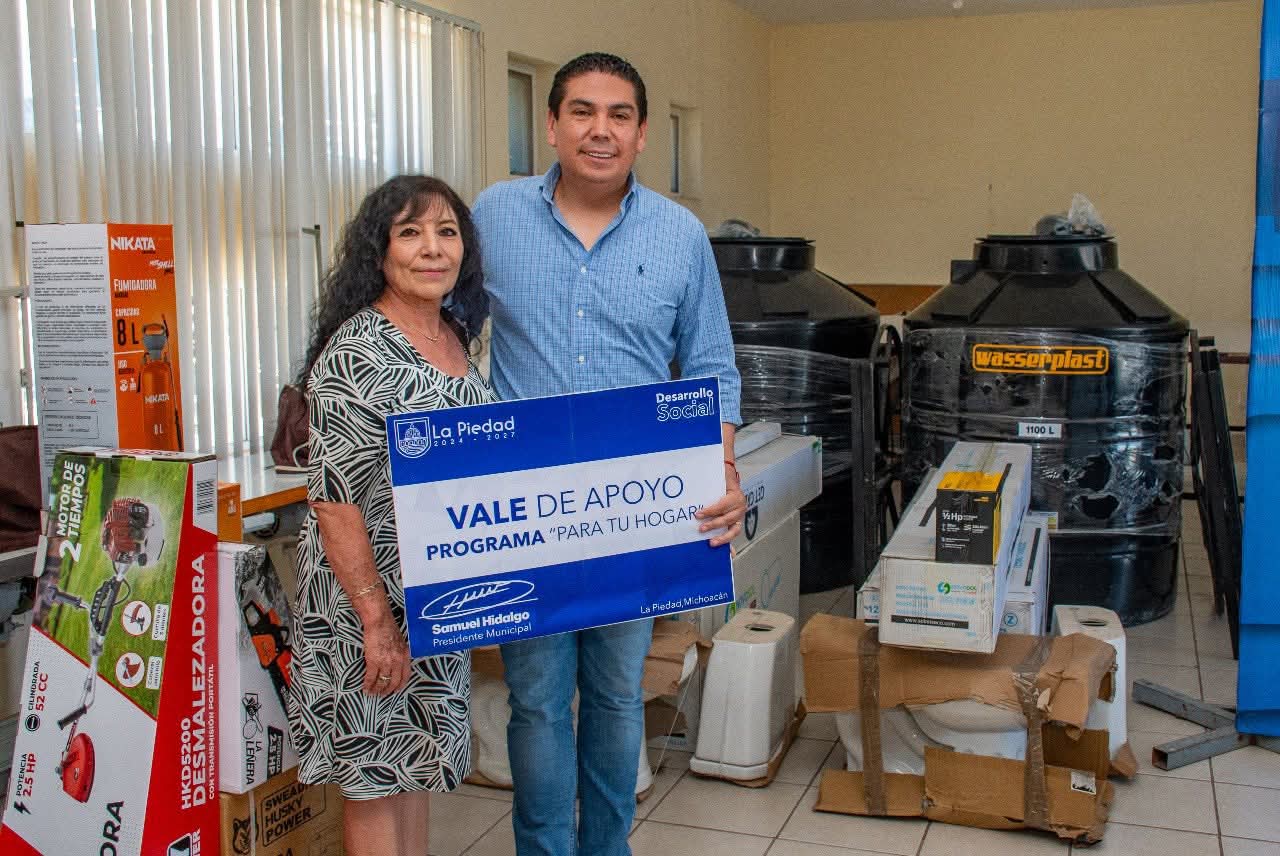 MÁS FAMILIAS DE LA PIEDAD SE BENEFICIAN CON EL PROGRAMA 