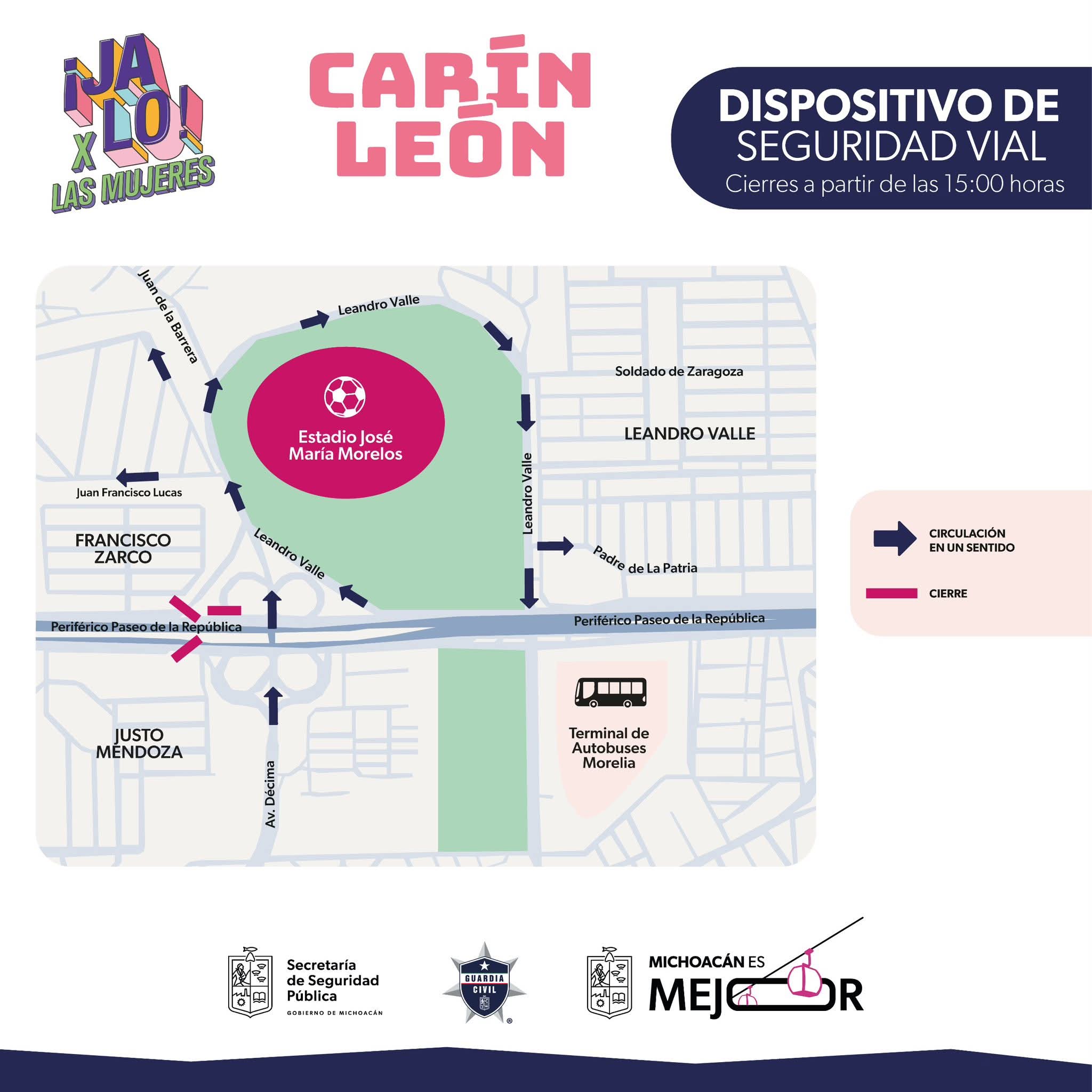 Te decimos cómo llegar al concierto de Carín León en el Estadio Morelos